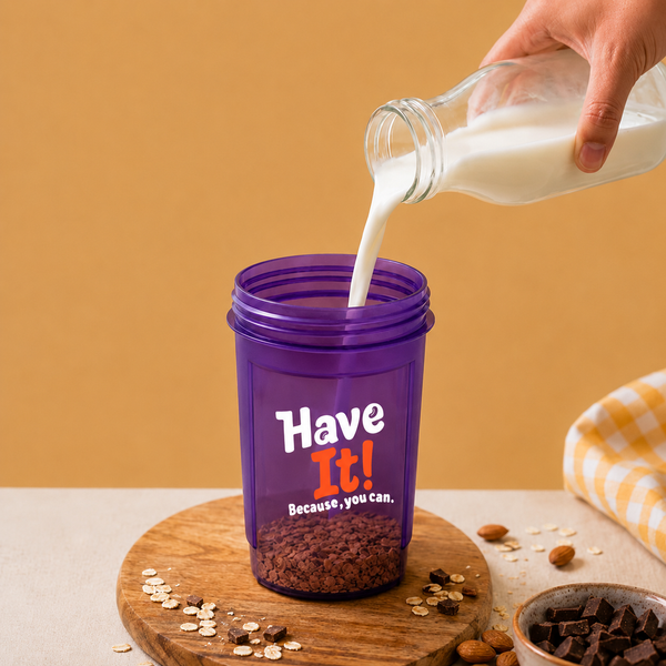 Add  Milk and mix it