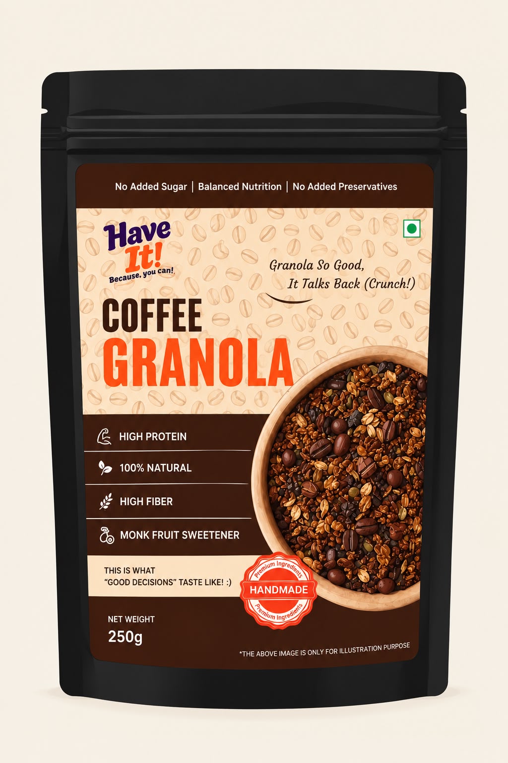 Have It! Chocolate Granola | High Protein Breakfast | 300g