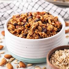 Delicious granola with berries