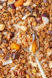 Granola with nuts and honey